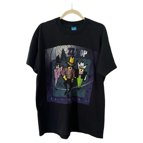 Vintage ZZ TOP 1994 Antenna Tour size XL EUC - Picture 1 of 3